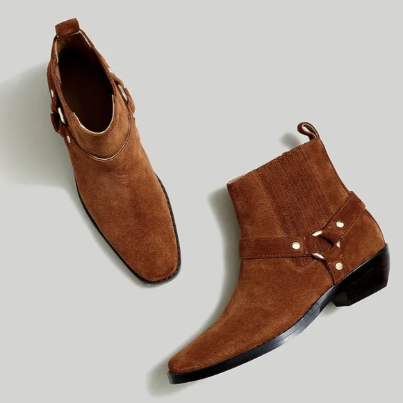 MADEWELL The Santiago Western Ankle Boot (W8.5) - Picture 1 of 7